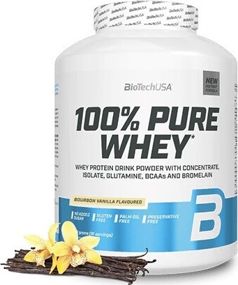 BioTech 100% Pure Whey 2270g bourbon-vanilka