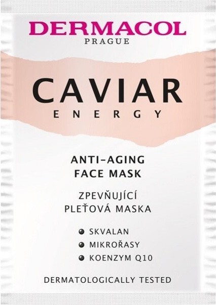 Dermacol Caviar Energy pleťová maska 2x8ml