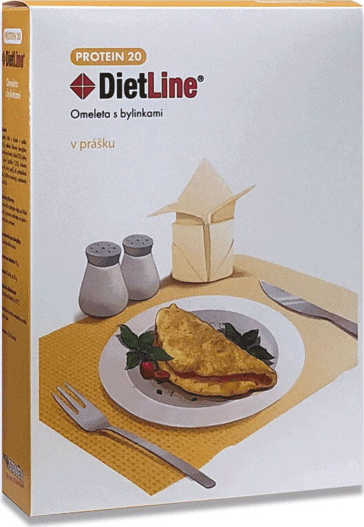 DietLine Protein 20 Omeleta s bylinkami 3x30g