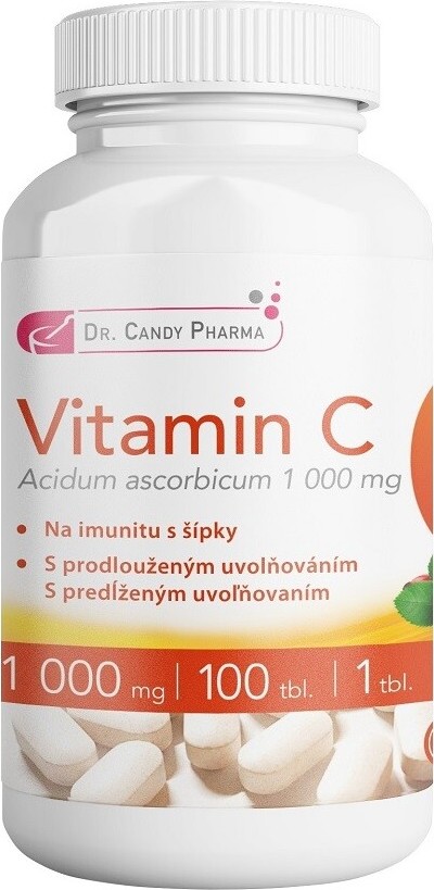 Dr.Candy Pharma Vitamin C Akut tbl.100x1000mg