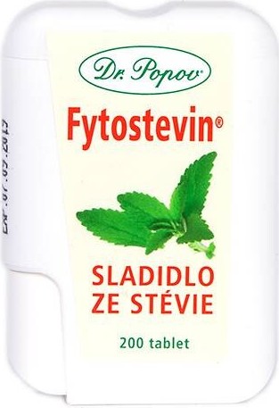 Dr.Popov Fytostevin sladidlo ze stévie tbl.200