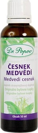 Dr.Popov Kapky bylinné Česnek medvědí 50ml