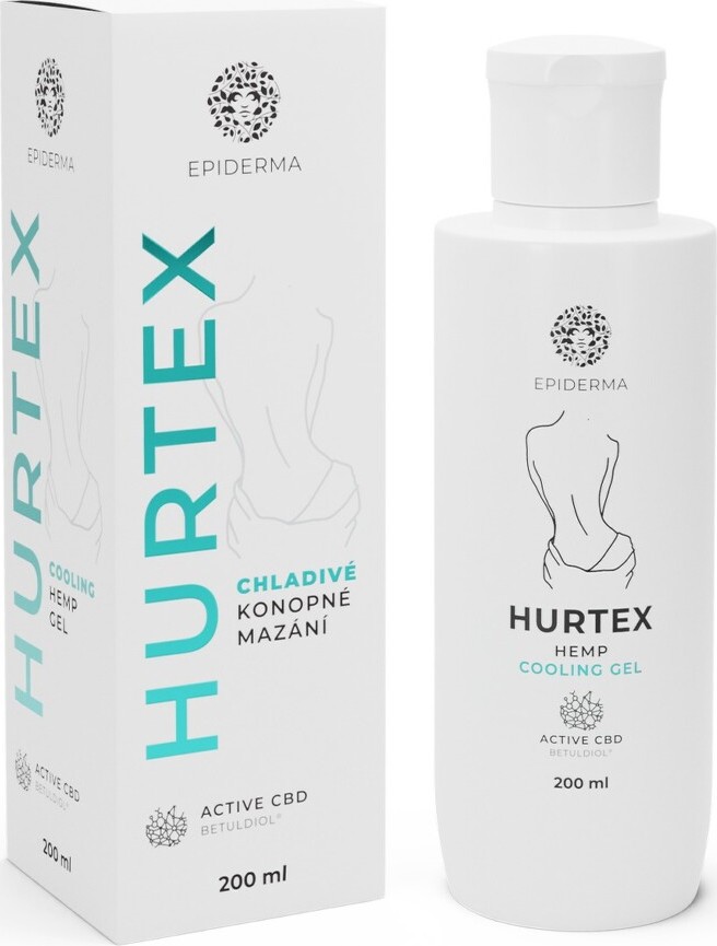 EPIDERMA HURTEX Chladivé konopné mazání 200ml