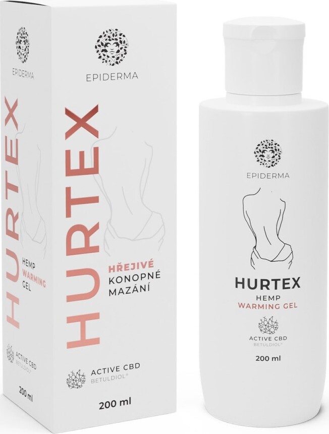 EPIDERMA HURTEX Hřejivé konopné mazání 200ml