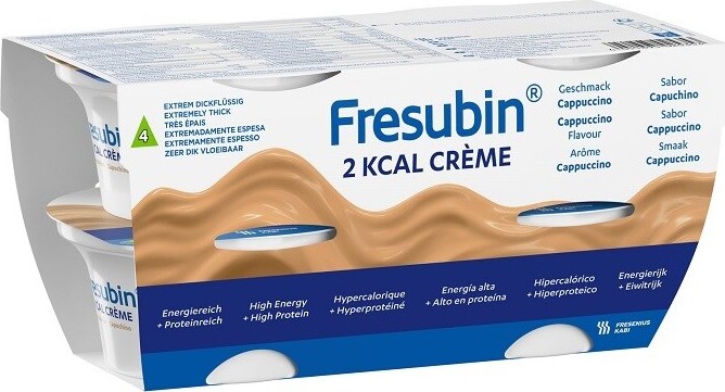 FRESUBIN 2 KCAL CREME PŘÍCHUŤ CAPPUCCINO POR SOL 4X125G