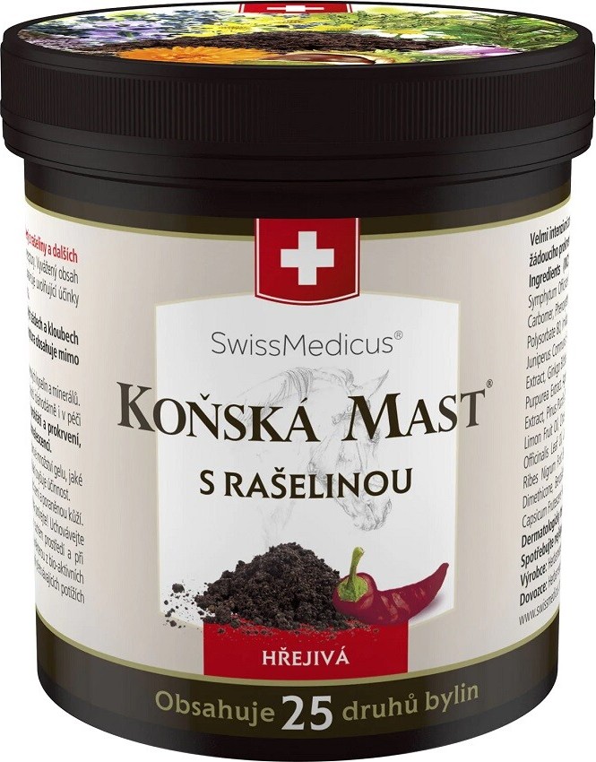Herbamedicus Koňská mast s rašelinou hřejivá 250 ml