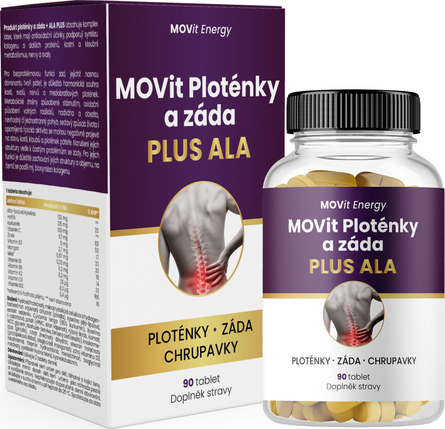 MOVit Ploténky a záda PLUS ALA tbl.90