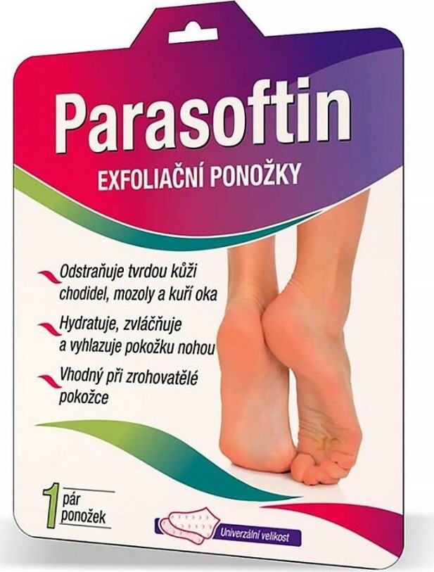 Naturprodukt Parasoftin exfoliační ponožky 1pár