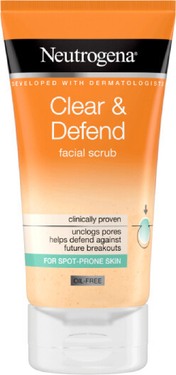 Neutrogena Clear&Defend peeling 150ml