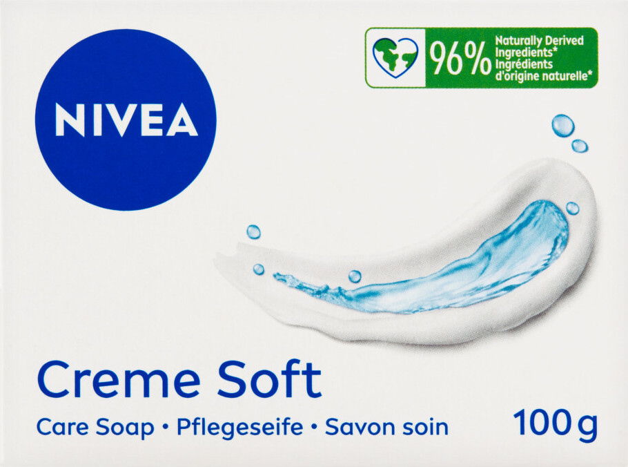 NIVEA mýdlo Creme Soft 100g 80608