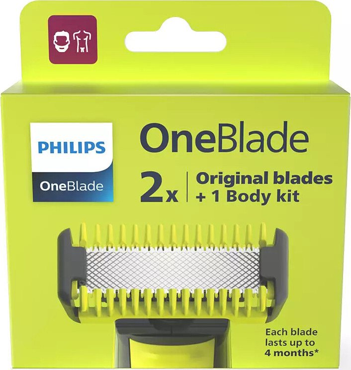 Philips OneBlade QP620/50 břity na tvář a tělo 3ks