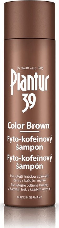 Plantur 39 Color Brown Fyto kofeinový šampon 250 ml