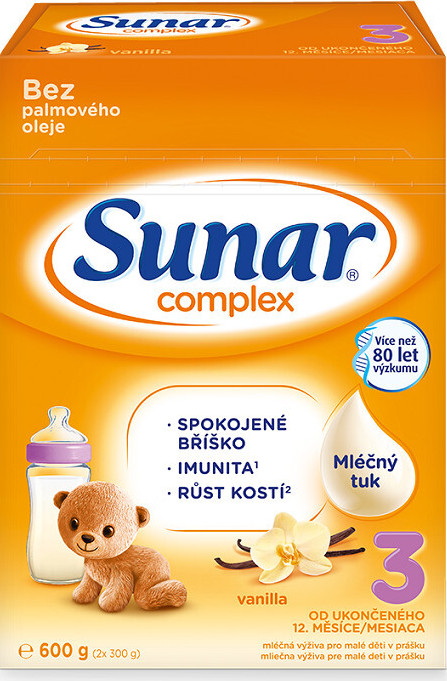 Sunar Complex 3 vanilka 600g