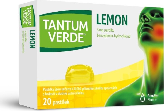 TANTUM VERDE LEMON 3MG PAS 20