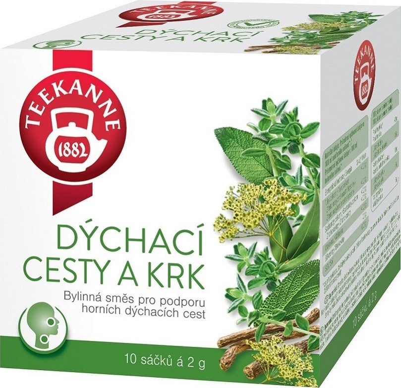 TEEKANNE Dýchací cesty a krk bylinný čaj 10x2g