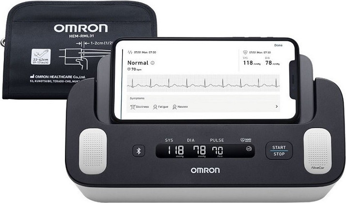 Tonometr OMRON Complete s funkcí EKG pažní