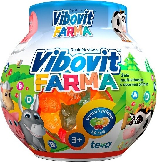 Vibovit Farma želé multivitamíny 50ks new