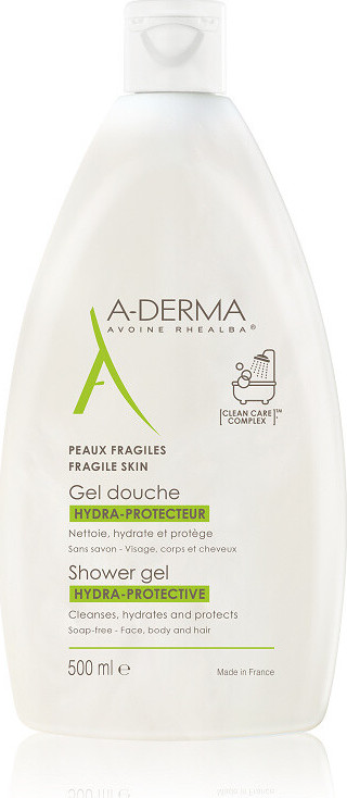 A-Derma Hydra-Protective hydratační sprchový gel 500 ml