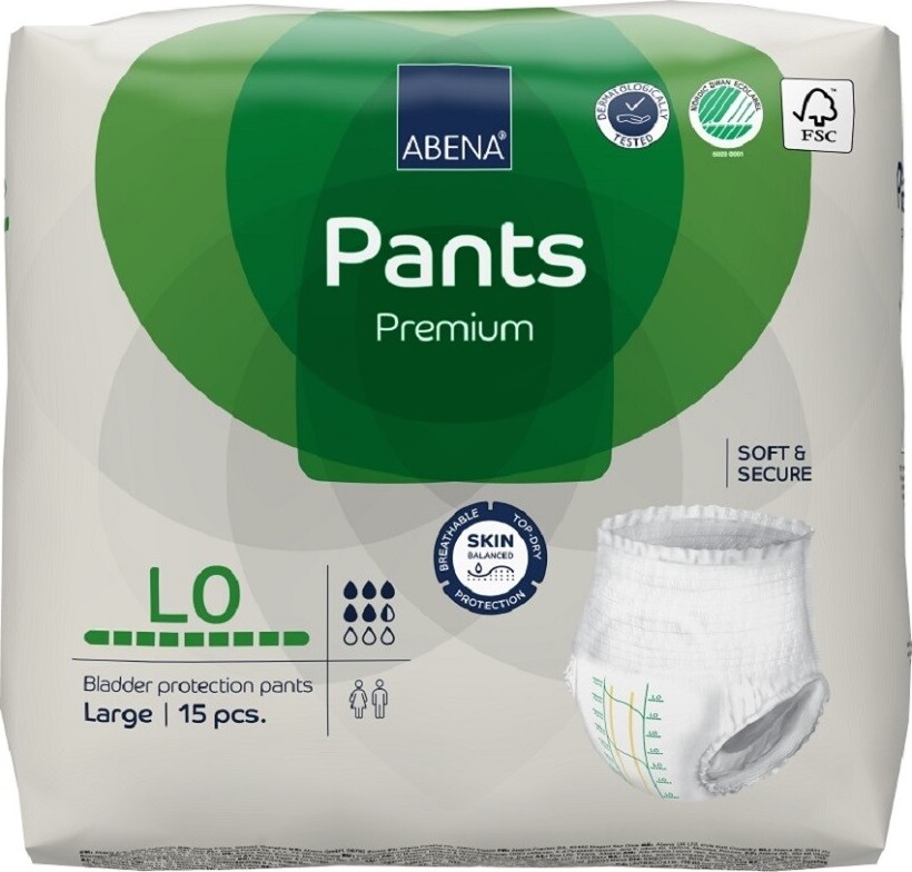 ABENA PANTS PREMIUM L0 KALHOTKY ABSORPČNÍ NAVLÉKACÍ