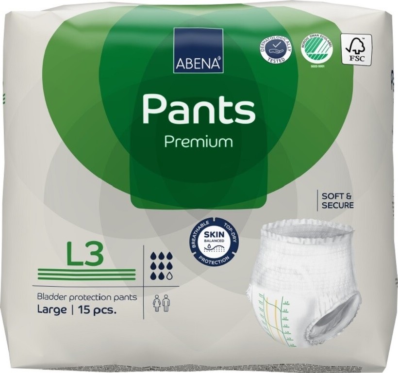 ABENA PANTS PREMIUM L3 KALHOTKY ABSORPČNÍ NAVLÉKACÍ