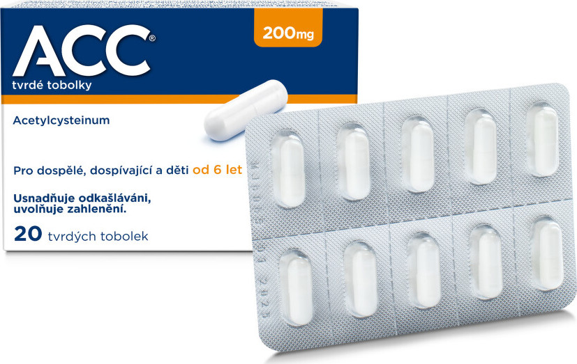 ACC 200MG CPS DUR 20