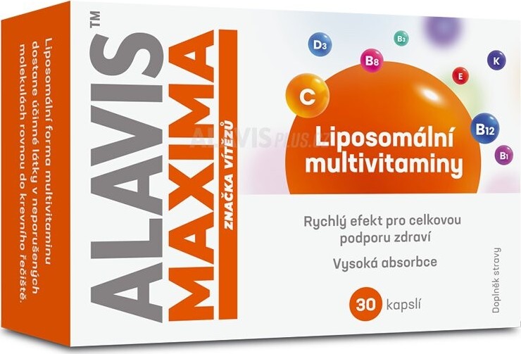 ALAVIS MAXIMA Liposomální vitaminy cps.30