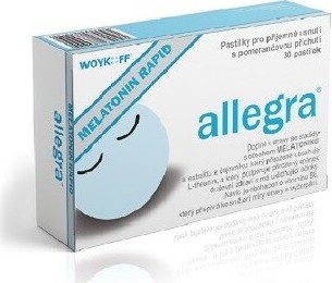 allegra MELATONIN RAPID 30 pastilek