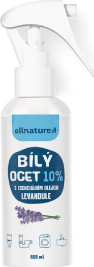 Allnature Bílý ocet 10% 500 ml