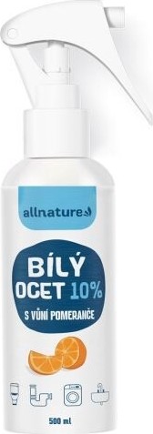 Allnature Bílý ocet 10% s vůní pomeranče 500ml