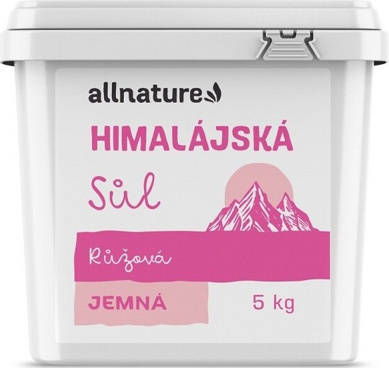 Allnature Himalájská sůl růžová jemná 5kg