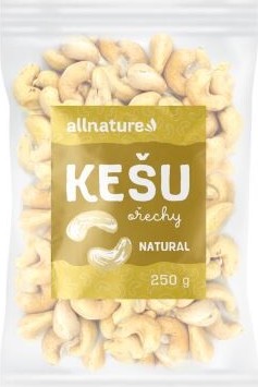 Allnature Kešu jádra 250g