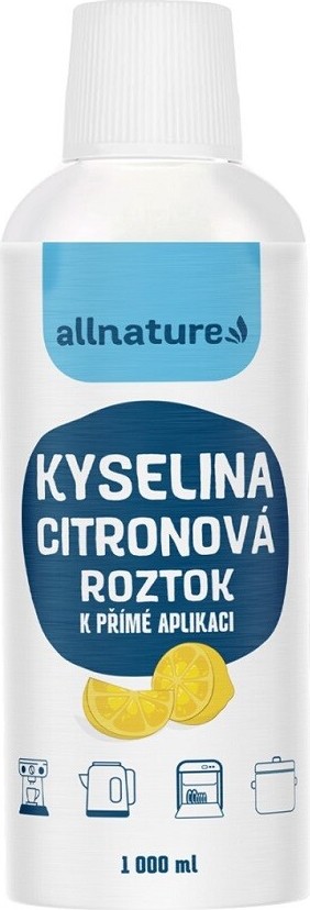 Allnature Kyselina citronová roztok 1000ml