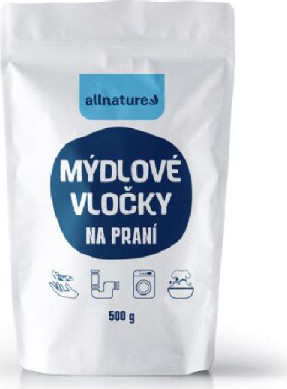 Allnature Mýdlové vločky na praní 500g