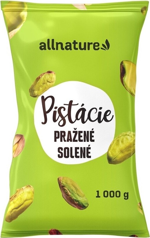 Allnature Pistácie pražené solené 1000g