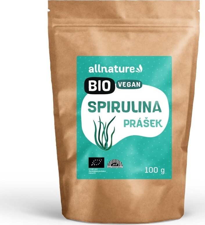 Allnature Spirulina prášek BIO 100g