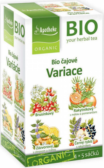 Apotheke BIO Čajové variace 20 nálevových sáčků