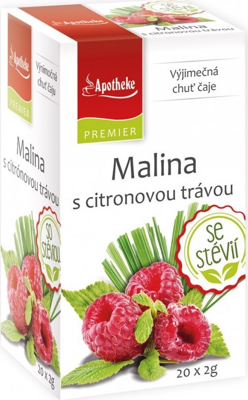 Apotheke Malina s citronovou trávou 20x2g