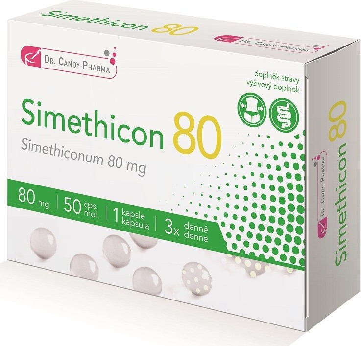 Dr.Candy Pharma Simethicon 80 cps.mol.50x80mg