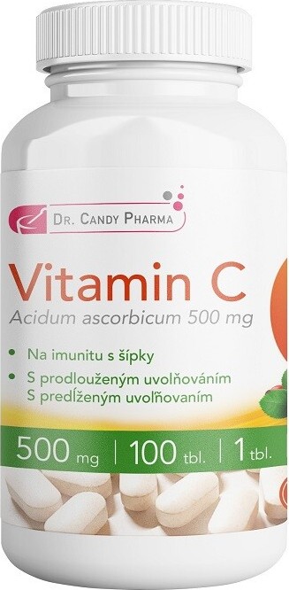 Dr.Candy Pharma Vitamin C 500 mg Premium tbl.100