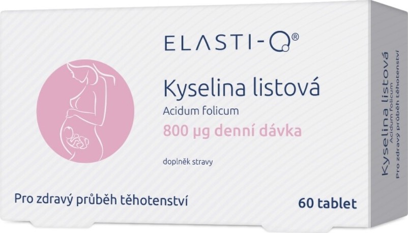 Elasti-Q Kyselina listová 800 tbl.60