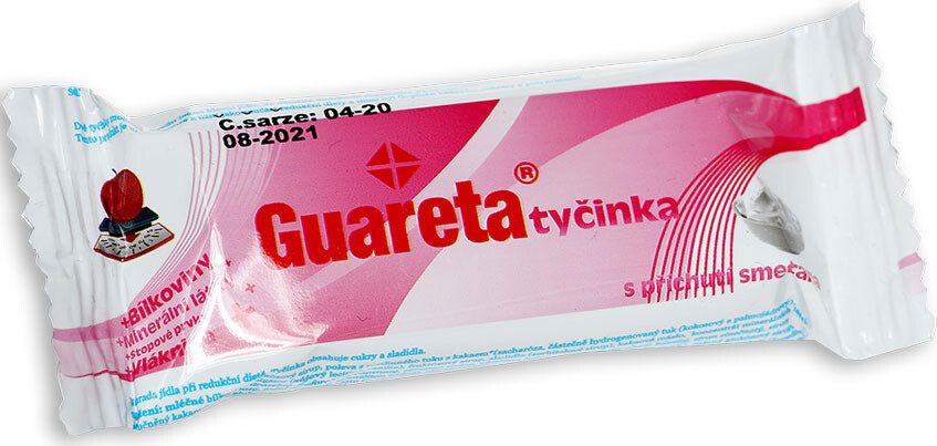 Guareta tyčinka s příchutí smetany 44g