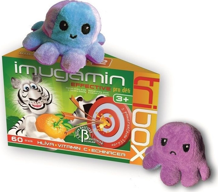 Imugamin Effective  tribox 60dražé+hračka