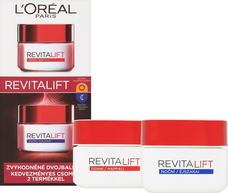L'Oréal Paris Revitalift Duopack denní a noční krém 2 x 50 ml