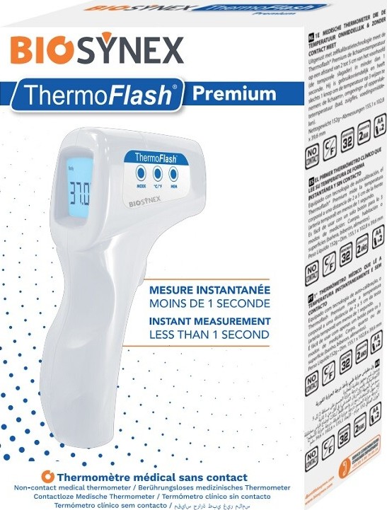 Lékařský bezkontaktní teploměr Exacto ThermoFlash Premium