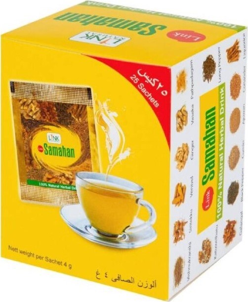 Link Natural Samahan Ajurvédský bylinný čaj 25 x 4 g