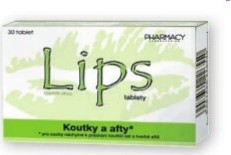 LIPS tablety koutky a afty tbl.30