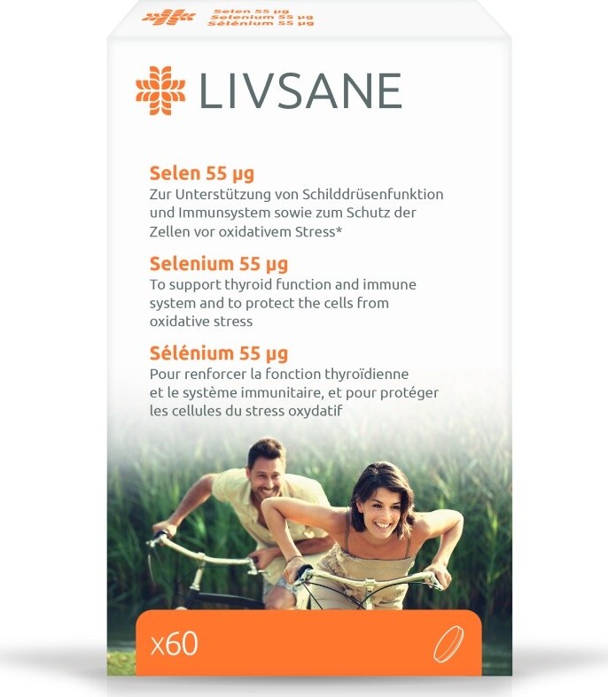 LIVSANE Selen 55mcg 60 mini-tablet