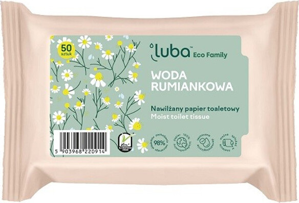 Luba Vlhčený toaletní papír s heřmánkem 50ks