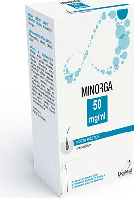 MINORGA 50MG/ML DRM SOL 3X60ML