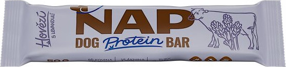 NAP Dog Proteinová tyčinka hovězí s levandulí 50g